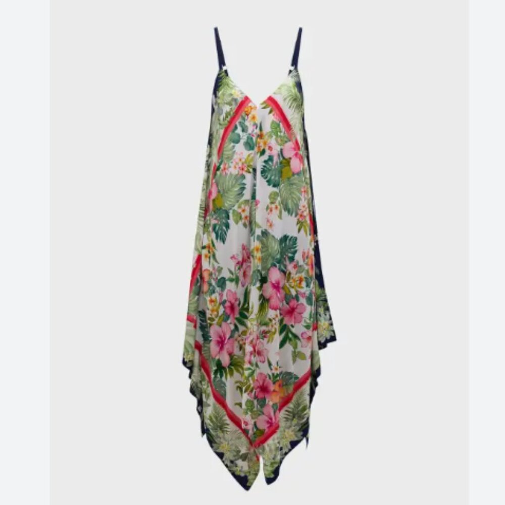 new TOMMY BAHAMA Flora Scarf Dress Cover-Up 3J2253 - Picture 6 of 7